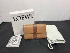 LOEWE ロエベ バーティカルウォレット スモール 三つ折り財布 財布 レディース ライトブラウン系 ライトキャメル系 ※保存箱、保存袋付