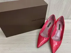 LOUIS VUITTON NL0088 パンプス サイズ35 ビビットピンク ヒール高さ約6cm