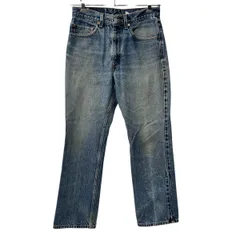 00s Levi's 517 デニムパンツ W32 ブルー リーバイス ジップアップ 紙タグ 01年製 ブーツカット アメカジ ジーンズ 2601-512