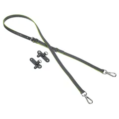 uxcell レザーストラップキット 95-115cm クロスボディ調節可能なレザーショルダーストラップ変換キット ミニポーチハンドバッグ財布ストラップクロスボディ グレー緑