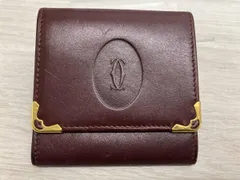 Cartier コインケース ボルドー カルティエ 小銭入れ
