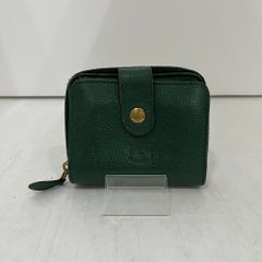 IL BISONTE 二つ折り財布 グリーン - メルカリ