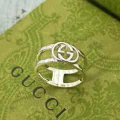 GUCCI インターロッキングG シルバーリング Ag925 14号指輪 529 - メルカリ