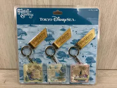 ディズニーシー ファンタジースプリングス キーチェーン 3個 アナ雪 ピーターパン ラプンツェル Disney
