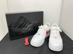 NIKE × Supreme ナイキ シュプリーム コラボ AIR FORCE 1 LOW SP エアフォース1 ロー CU9225-101 スニーカー 27cm メンズ 白×赤系 箱付