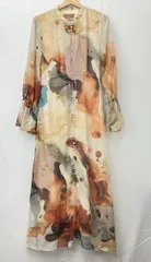 AMERI アメリ UNDRESSED ANELIA INK ART DRESSアンドレスド アメリア インク アート ドレス ワンピース M レディース 少し汚れ有り