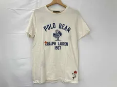 POLO RALPH LAUREN ポロ ラルフローレン Tシャツ 半袖 半袖Tシャツ 710900828001 キナリ系 オフホワイト系 くま柄 クルーネック