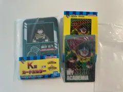 僕のヒーローアカデミア 緑谷出久 K賞トレカホルダー＋J賞ミラーカード セット 一番くじ ヒロアカクジ