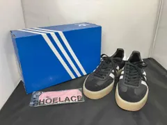 adidas アディダス SAMBAE W サンバ SAMBA スニーカー 24.5cm レディース ブラック系 黒系 ヌバックとレザーのアッパー ※箱、紐付