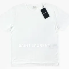 未使用 SAINT LAURENT PARIS 22SS サンローラン 無地 半袖 クルーネック Tシャツ 554298 Y2ZJ2 白 M / J&NREUSE レディース トップスのサムネイル