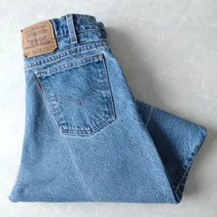 ■古着 Levi's 90s リーバイス 550ジーンズ デニムパンツ RELAXED FIT 96年製 オレンジタブ 実寸W34L27【L5505】