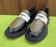 極美品✨️ カンペール Twins バイカラー コインローファー マルチ