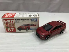 現状品 トミカ No.67 三菱 ランサー エボリューションX 赤箱 ロゴ白字 中国製 タカラトミー