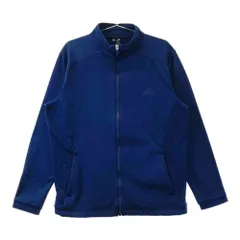 サイズ：XL ADIDAS GOLF アディダスゴルフ  裏起毛 ジップジャケット  ネイビー系 [240101613012] ゴルフウェア メンズ ストスト