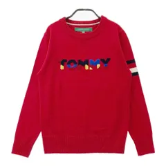 サイズ：M TOMMY HILFIGER GOLF トミー ヒルフィガーゴルフ  ウール混 ニットセーター  レッド系 [240101613060] ゴルフウェア レディース ストスト