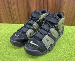 NIKE ナイキ エアモア アップテンポ96 スニーカー サイズ27.5cm ブラック×オリーブ DH8011-001 メンズ シューズ 靴