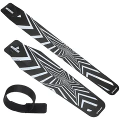 uxcell 2個セット マウンテンバイク用折りたたみマッ トガード 前後用 4本ストラップ付き 軽量 折りたたみ自転車 MTB ロードバイク対応 スタースタイル