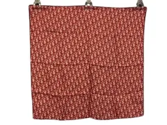 ChristianDior クリスチャンディオール スカーフ トロッター レッド シルク100% レディース 美品