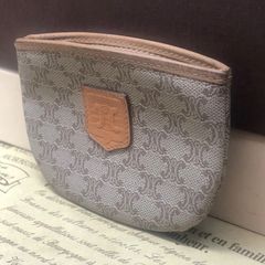 CELINE セリーヌ マカダム柄 ポーチ PVC レザー 【A1581】 - メルカリ