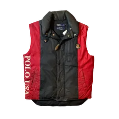 90s Ralph Lauren ski down vest size M/ 90年代製 ラルフローレン スキーダウンベスト　【E602】