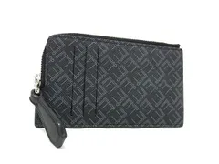 dunhill ダンヒル コインケース シグネチャー フラグメントケース - ブラック系 PVC レザー メンズ シルバー金具 超美品