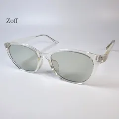 Zoff ゾフ ZA181G06-50A1 SUNCUT Glasses サングラス クリアフレーム イエローレンズ UV100％CUT 紫外線対策 男女兼用 お出かけ 送料無料 匿名配送