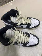 ナイキ ジョーダン1 ハイ ブラック/ホワイト 7 5 (240サイズ)