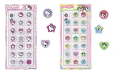 【2個セット】カミオジャパン おはじきシール KIRA CORO ハローキティ パワーパフガールズ