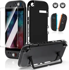 Switch2 保護キット ドック対応【2026年新版 】Switch 2 保護カバー ケース+ガラスフィルム