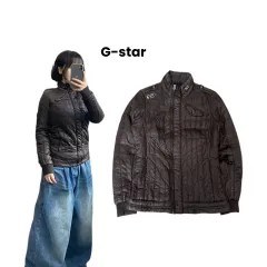 G-STARロウ キルティング バイカー ジャケット