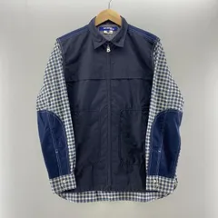【中古】JUNYA WATANABE MAN 20AW SHIRT JACKET チェック×ネイビー size S ジュンヤワタナベマン[24]のサムネイル