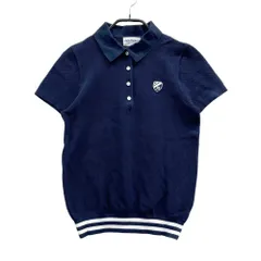 サイズ：1 JACK BUNNY ジャックバニー  半袖 ニットポロシャツ  ネイビー系 [240101539963] ゴルフウェア レディース ストスト