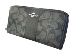 コーチ COACH 財布 長財布 アコーディングジップウォレット F54630 SVDK6 グレーブラック  直営アウトレット