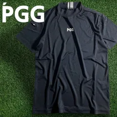 PGG by PEARLY GATES ピージージー パーリーゲイツ ゴルフ 吸水速乾 裏ハニカム ストレッチ モックネック 半袖 カットソー インナーシャツ ゴルフウェア 268-2267601 定価1.3万 ネイビーブラック ▲015▼50808w02