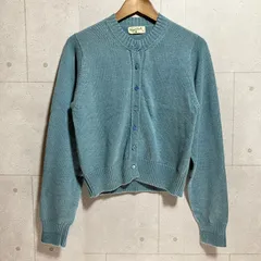MARGARET HOWELL マーガレットハウエル ニット カーディガン 長袖 トップス コットン M ブルー レディース SG403-2