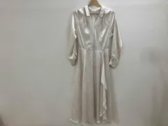 CELFORD 長袖花柄ワンピース プリントワンピース ロングワンピース グリーン／ピンク 38 春