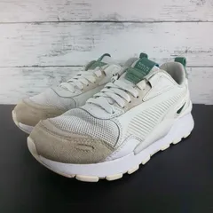 emmi×PUMA RS 3.0 Soft W エミ×プーマ アールエス 3.0 ソフト ウーマン ホワイト グリーン 白 24.0cm レディース スニーカー 393141-04 L12405