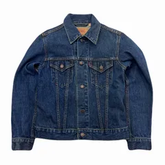 リーバイス 78500 デニムジャケット メンズ Sサイズ インディゴブルー ジージャン Gジャン 濃紺 色濃い目