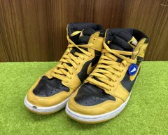 NIKE ナイキ AIR JORDAN 1 RETRO HIGH OG スニーカー サイズ27.5cm イエロー系×ブラック メンズ シューズ 靴