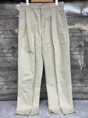 POLO RALPH LAUREN ポロラルフローレン 綿パン ポロチノ2タック USA製 サイズM ベージュ 