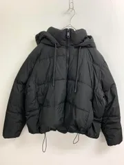 ZARA ザラ 3046/209/800 フード 中綿 ジャケット sizeL/黒 ◆■ レディース
