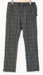 【中古】 GRAMICCI メンズイージーパンツ L GRAMICCI/WOOL BLEND NN-PANTS/L/グレー 灰/チェック/gmp-19f009