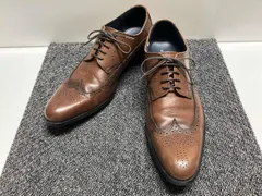 REGALリーガル ウイングチップ レザーシューズ/ ダークブラウン V106 サイズ25cm