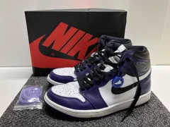 箱付き★ Nike ナイキ Air Jordan 1 Retro High OG スニーカー / 27cm 555088-500 ホワイト・パープル