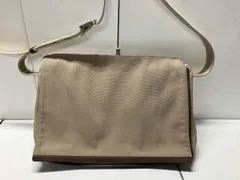 BALLY バリー ショルダーバッグ ベージュ キャンバス 大きめ