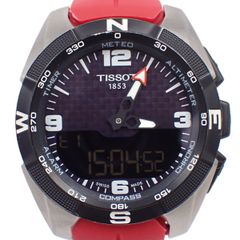 ティソ TISSOT T145407A シデラル 極美品、箱、保証書、黒ベルト付 