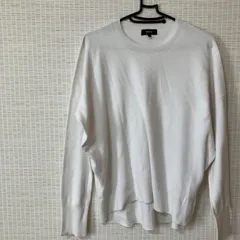 セオリー　綿ニット　ホワイト