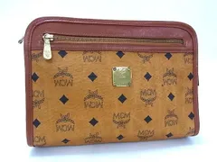 MCM エムシーエム クラッチバッグ ヴィセトス ブラウン レザー ユニセックス