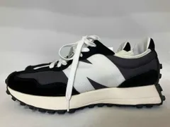 New Balance 327 スニーカー シューズ 26.5cm ブラック ホワイト 中国製 MS327LB1 インソール毛付着