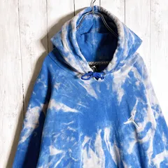 【海外モデル】NIKE JORDAN ナイキ ジョーダン タイダイ ウォッシュブルー ブリーチ パーカー #850